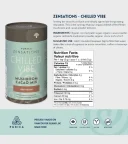 Purica Mushroom Zensations-Chilled-Vibe-Cacao Mix-Red Reishi nutrition facts 150g 30 servings
