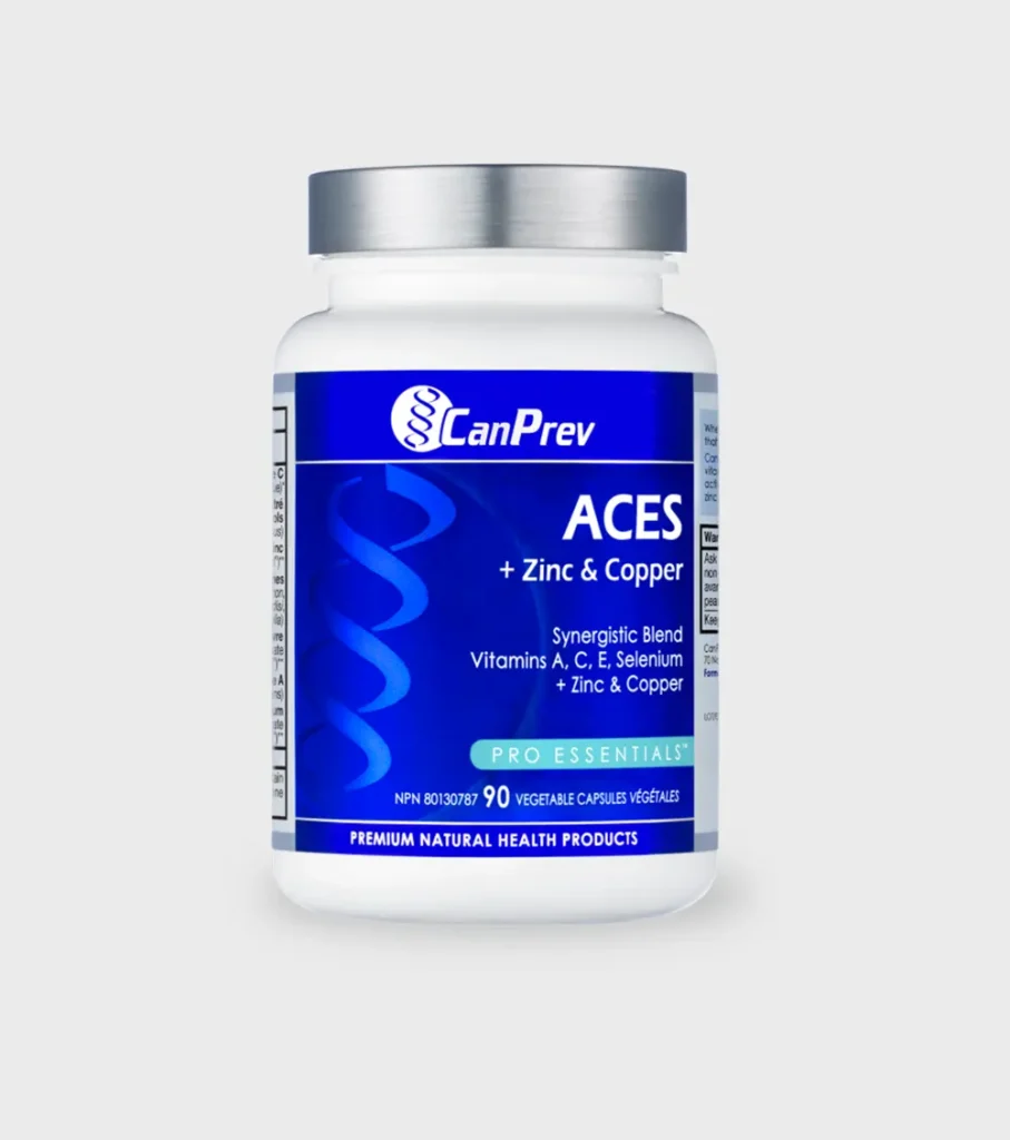 CanPrev Aces Antioxidant Combo + Zinc & Copper - One Stop Supplements