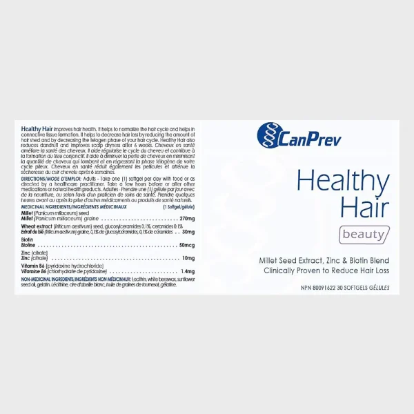 CanPrev Healthy Hair, Product Details One Stop Supplements