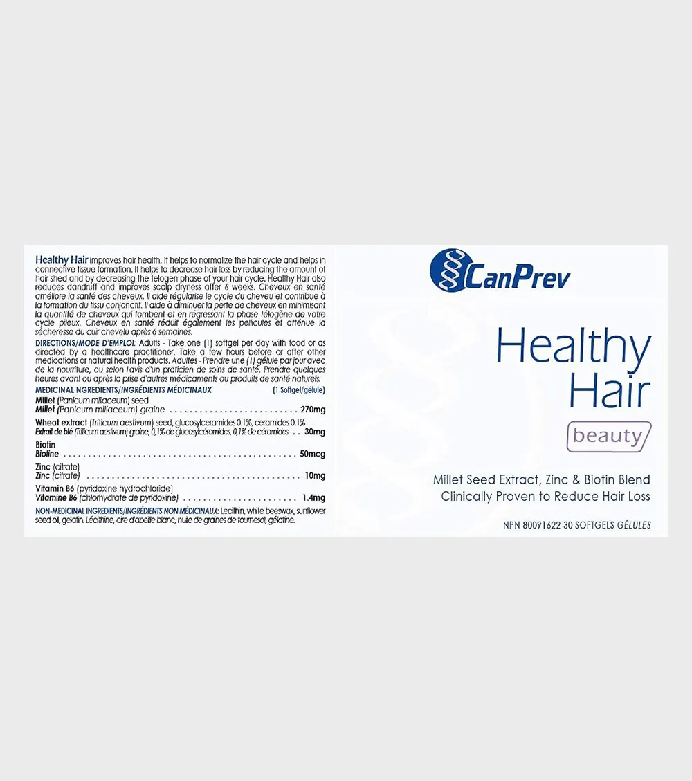 CanPrev Healthy Hair, Product Details One Stop Supplements