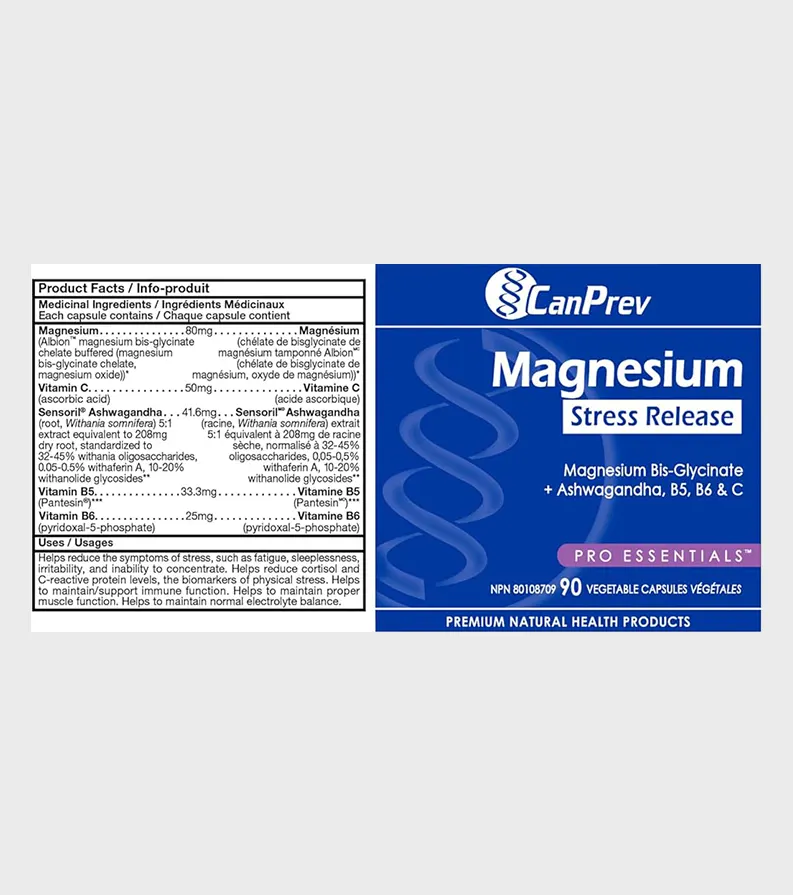 CanPrev Magnesium Stress Release Product Details One Stop Supplement
