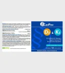 CanPrev Vitamin D3+K2 120 Softgels ingredients-facts One Stop Supplements